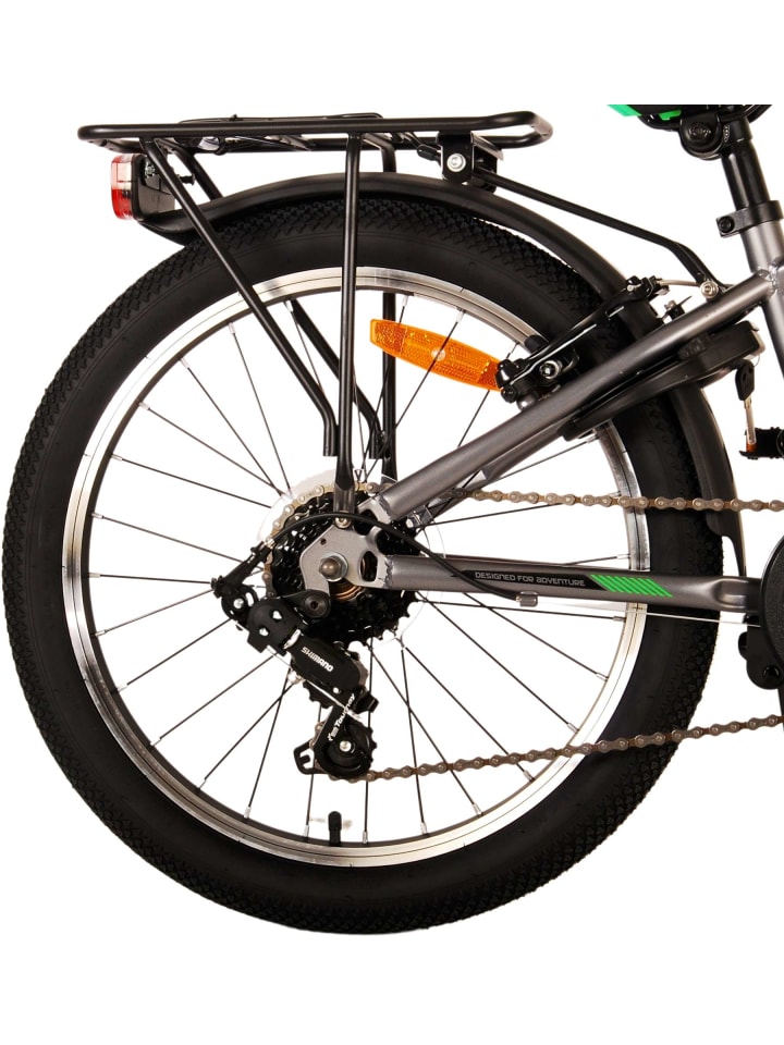 Volare Kinderfahrrad Cross für Jungen 20 Zoll Kinderrad in Dunkelgrau 6 Gänge 6 Jahre günstig kaufen onesize