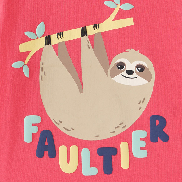 Baby T-Shirt mit Faultier-Motiv