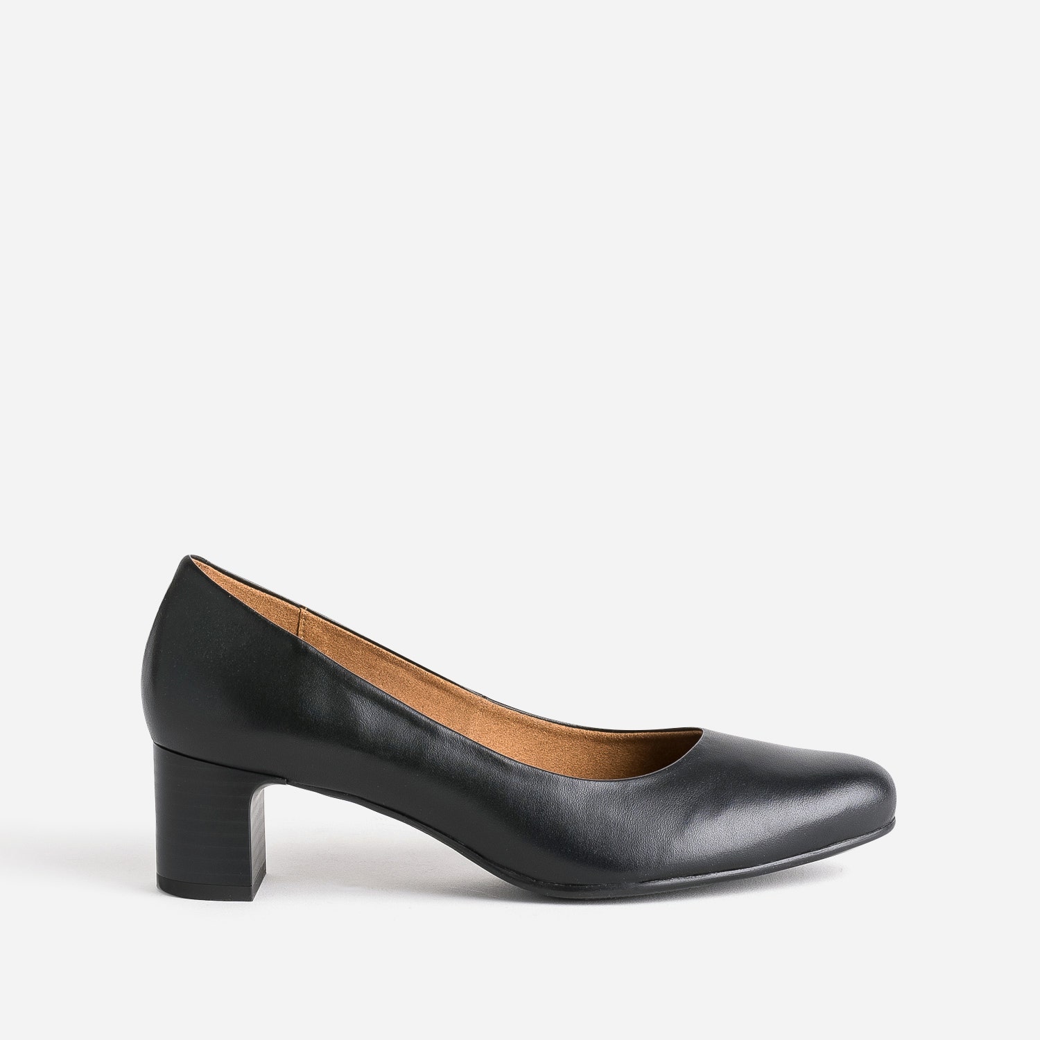 Escarpin ERAM FLEX noir en cuir