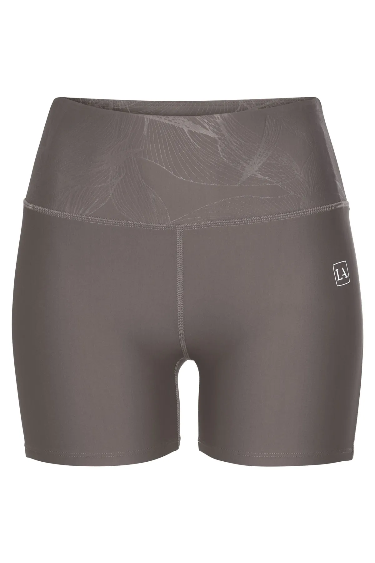 LASCANA Active  Kurze Sporthose - Braun - Mittlerer Bund