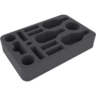 50mm Half-Size Schaumstoff für Dropfleet Commander - Scourge Kreuzer und Fregatten + Dose für Schadensmarker