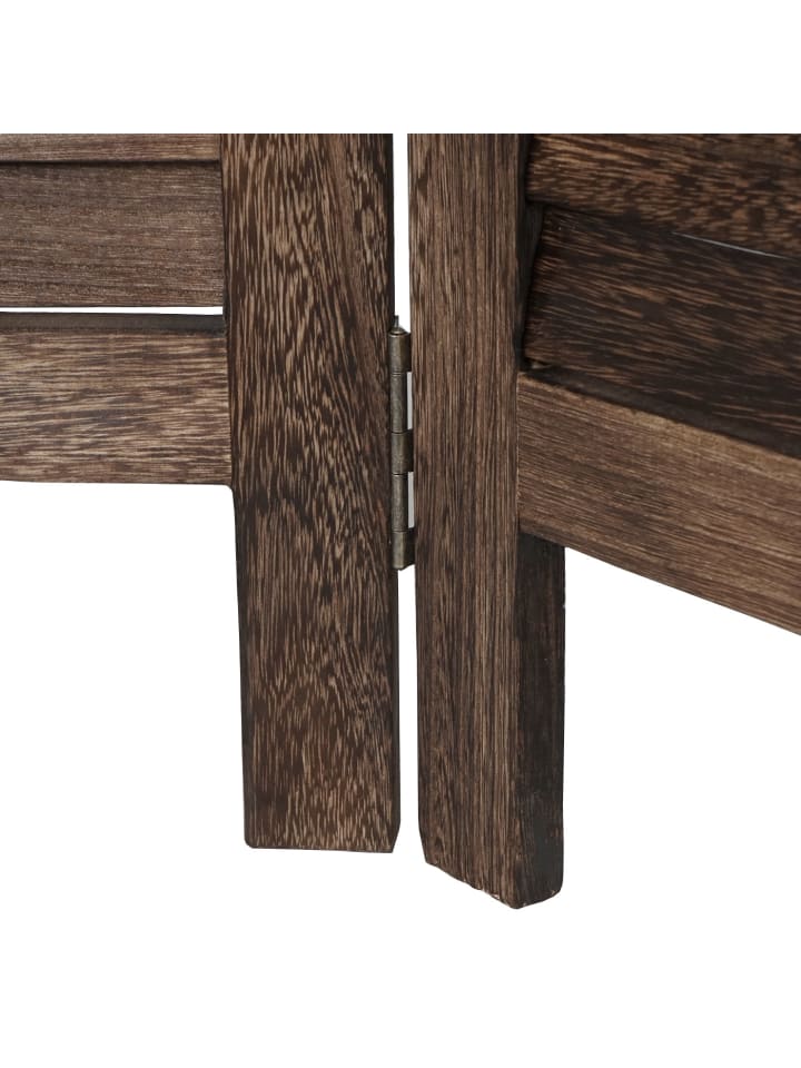MCW Paravent A84 mit Ornamente, Braun günstig kaufen onesize