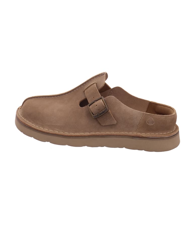 Clarks Pantolette in sand günstig kaufen