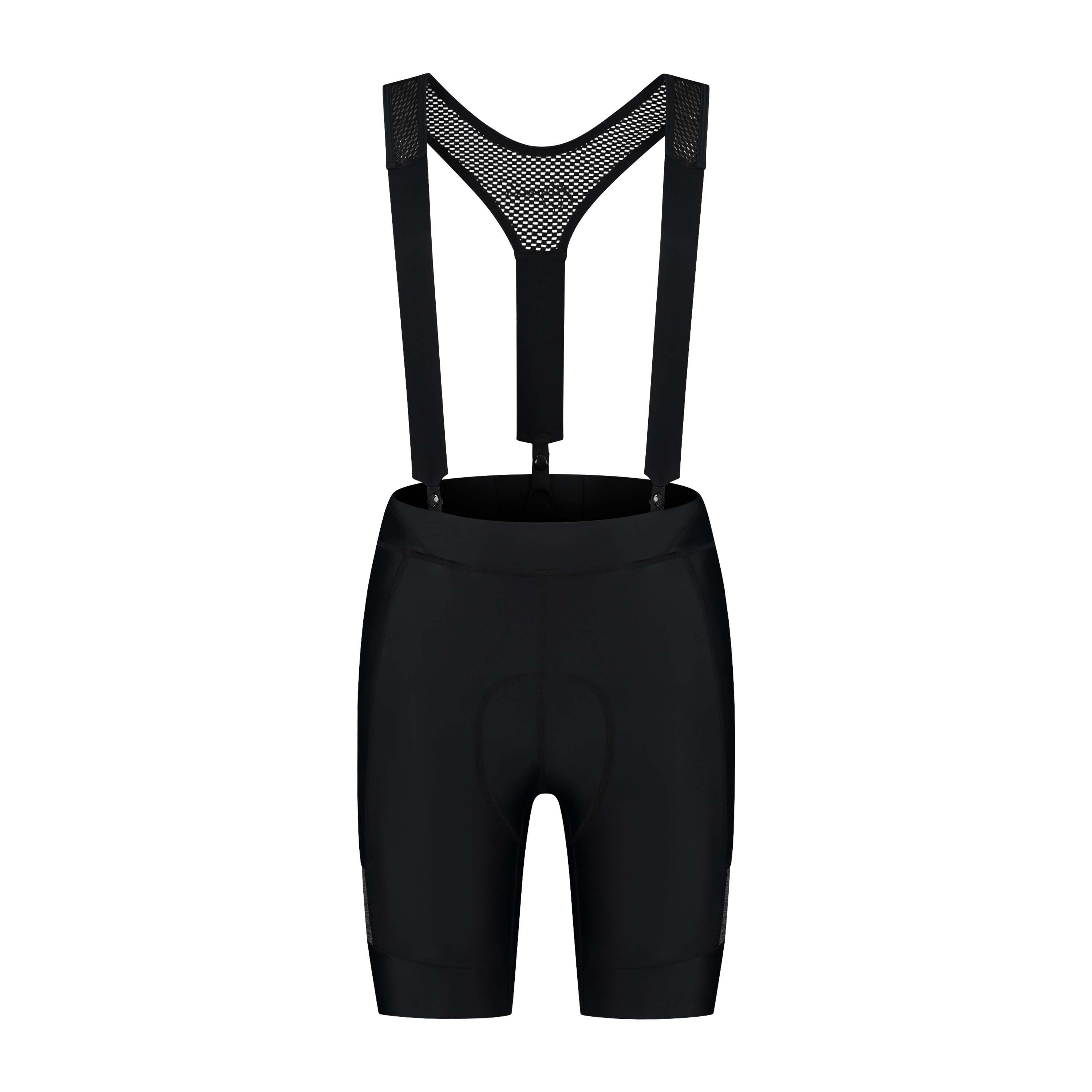 Rogelli Melange Black Damen kurze Radhose mit Träger