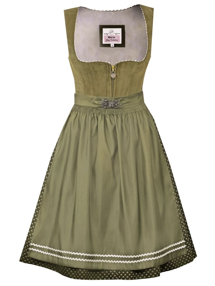 MarJo Midi Dirndl GAUTING in grün günstig kaufen