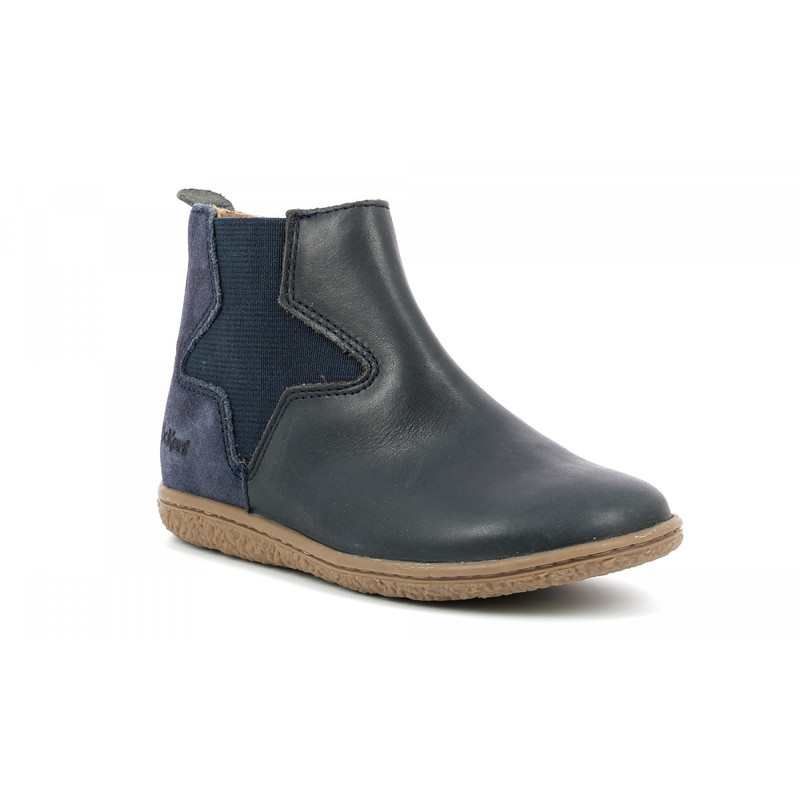 Boots cuir Vermillon