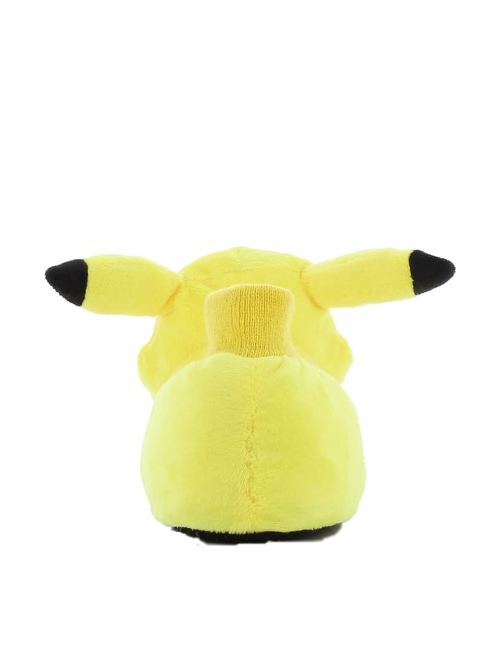 Pokémon Hausschuhe mit Pokémon Pikachu Motiv, in Gelb, Schlupfschuh günstig kaufen