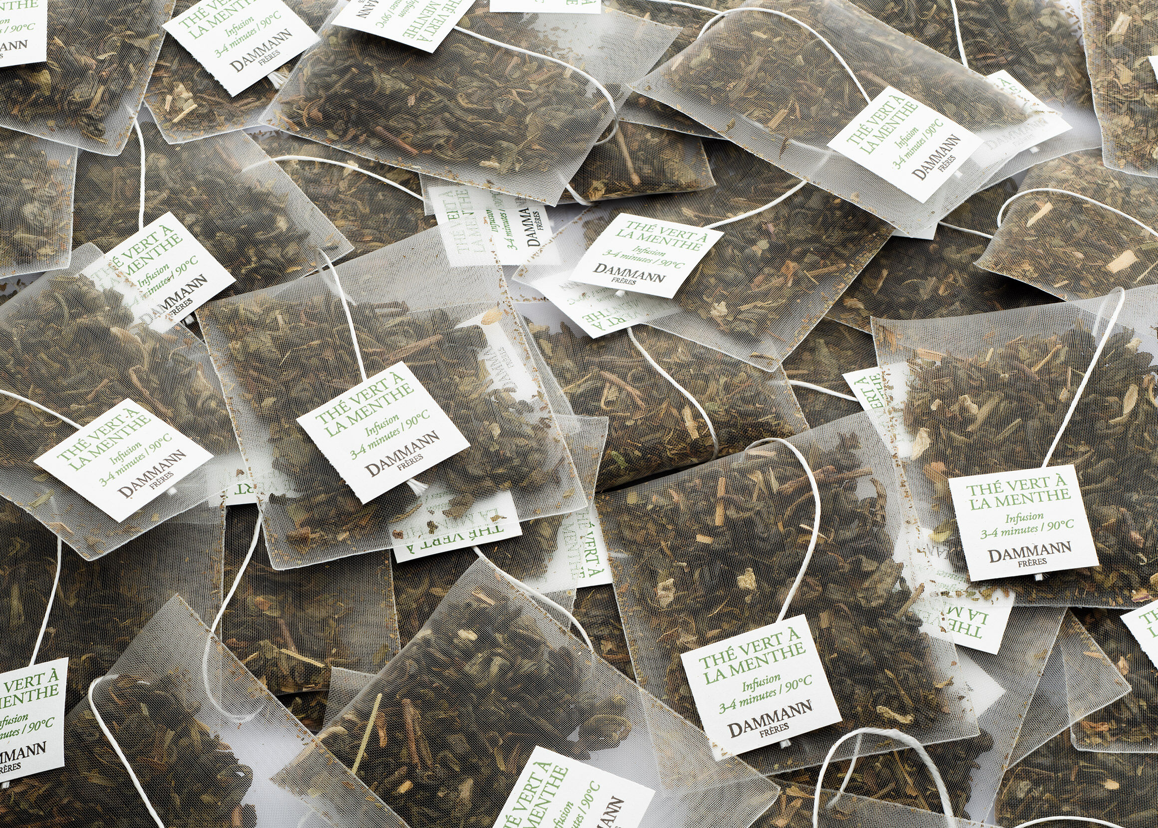 Thé vert à la menthe aromatisé-25 sachets