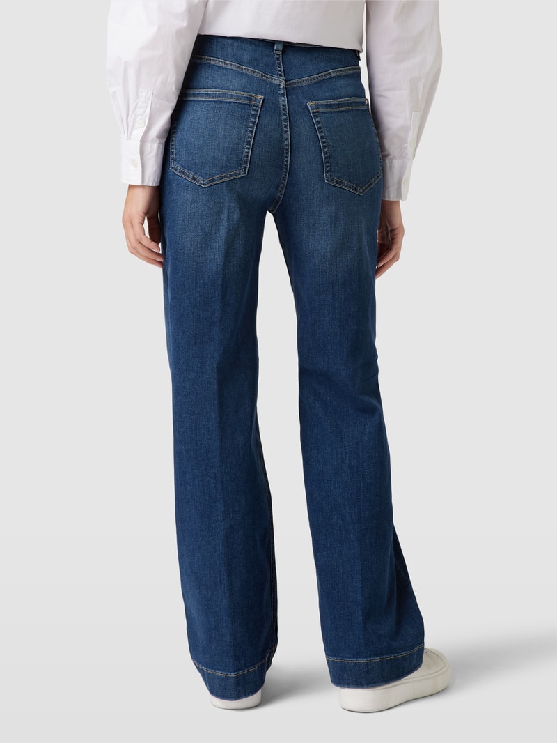 Relaxed Fit Jeans mit Label-Patch in blau
