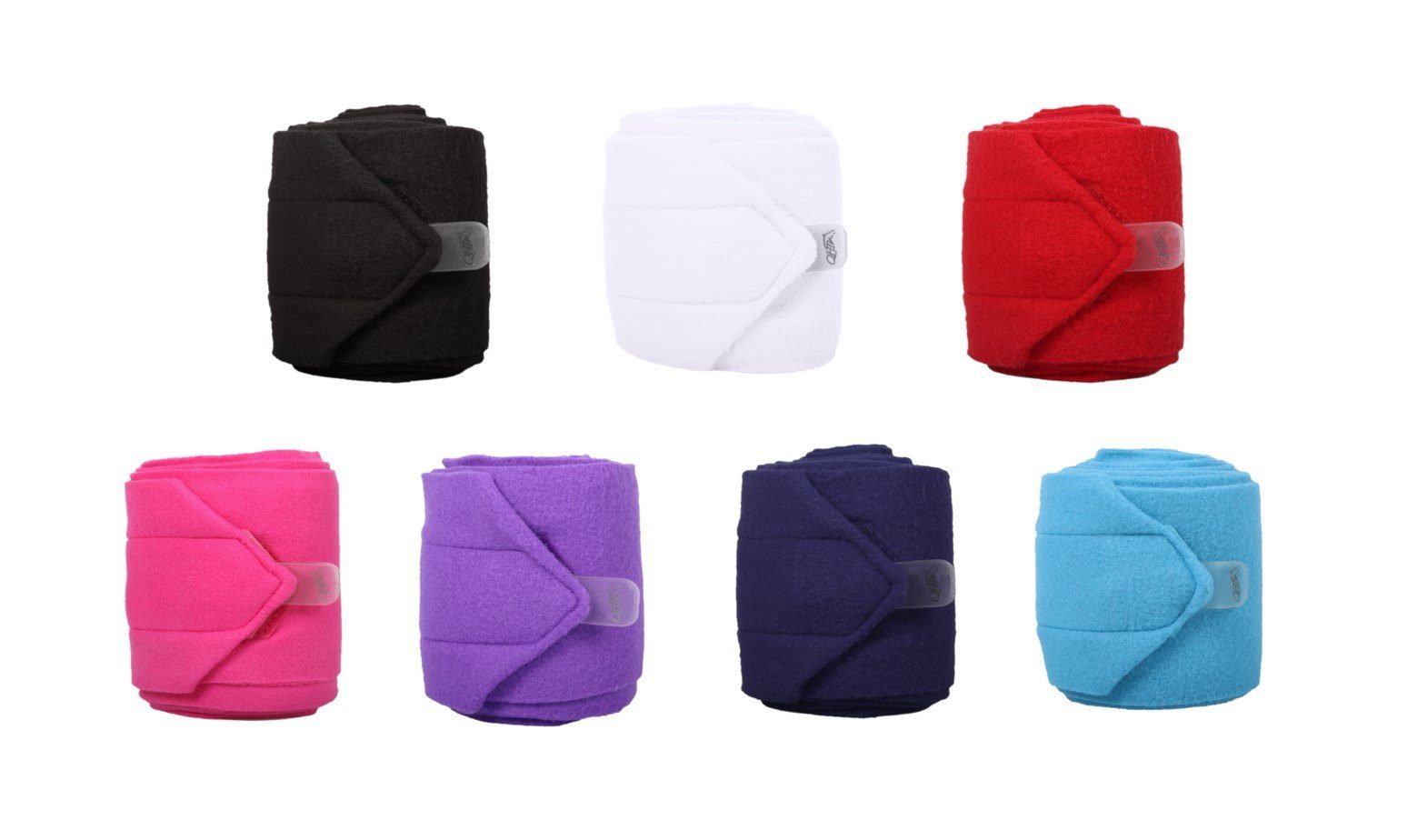 ARBO-INOX® Pferdebandage Bandagen im 4-Set aus hochwertigem Fleece. Mit Klettverschluss. (4er Set), 3 Meter Länge