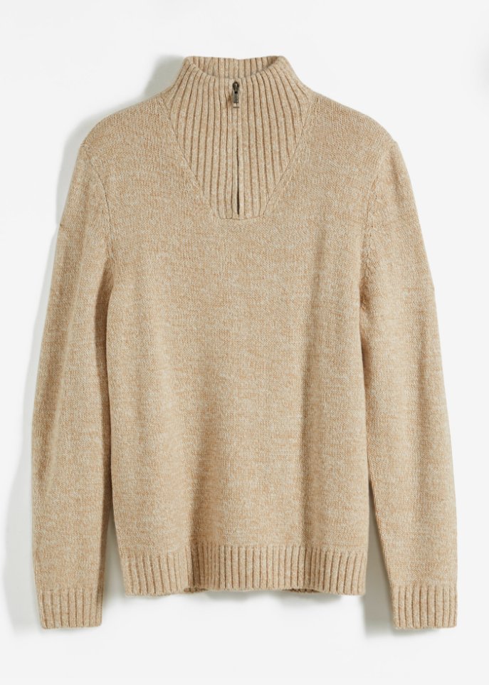 Troyer Pullover mit recyceltem Polyacryl