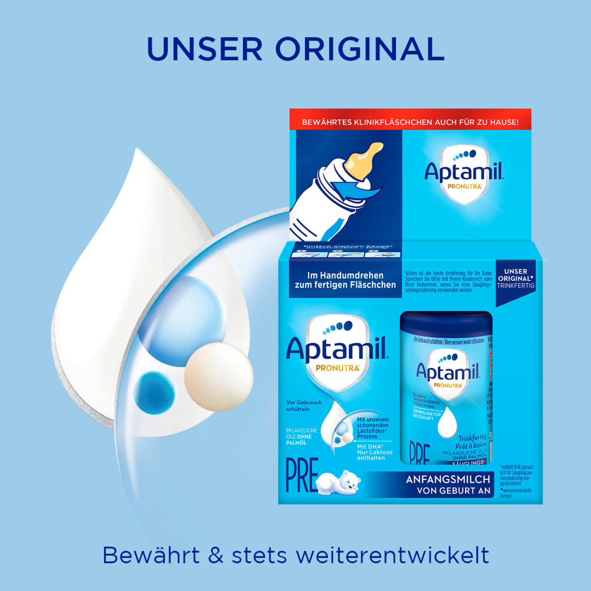 Anfangsmilch Pre trinkfertig von Geburt an, 2x90 ml, 180 ml