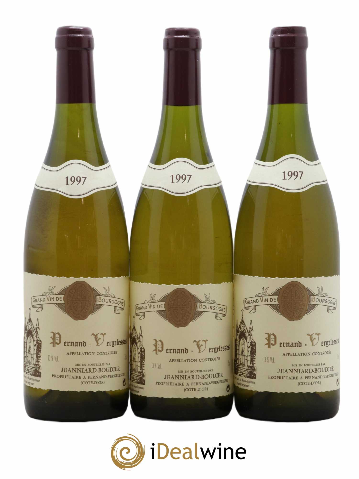 Pernand-Vergelesses Domaine Jeanniard Boudier 1997 - Lot de 6 Bouteilles