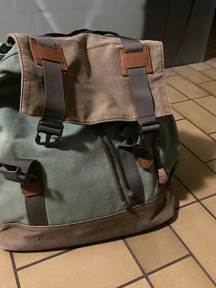 Lässig Wickelrucksack 