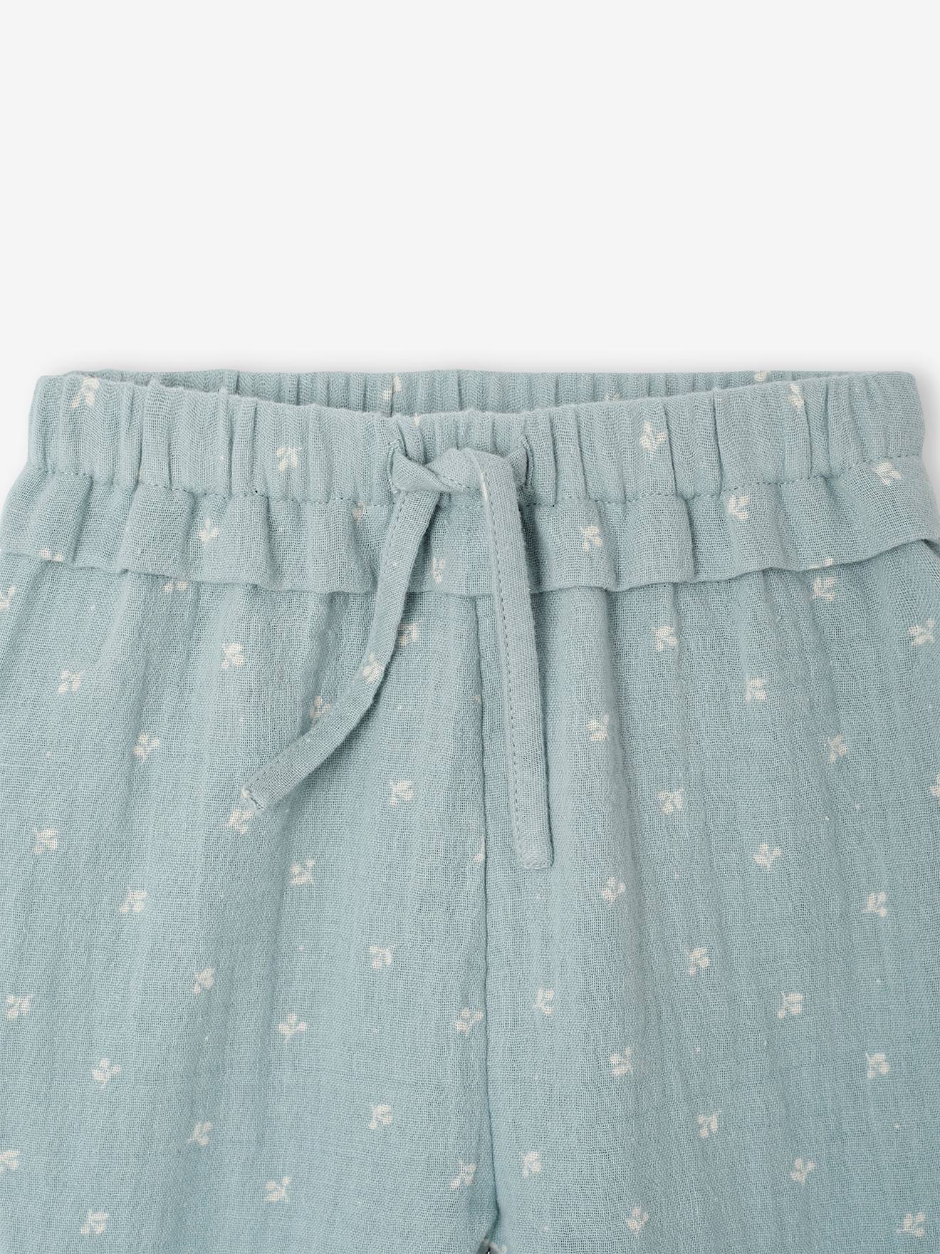 Vertbaudet Baby Hose aus Musselin - zartrosa