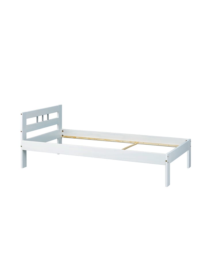ebuy24 Bett Fank Weiß 96 x 205 cm günstig kaufen onesize
