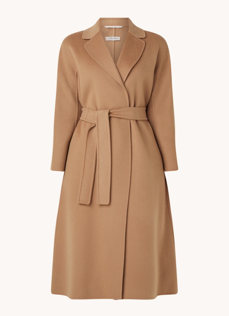 MaxMara Esturia vuneni kaput s remenom za vezanje