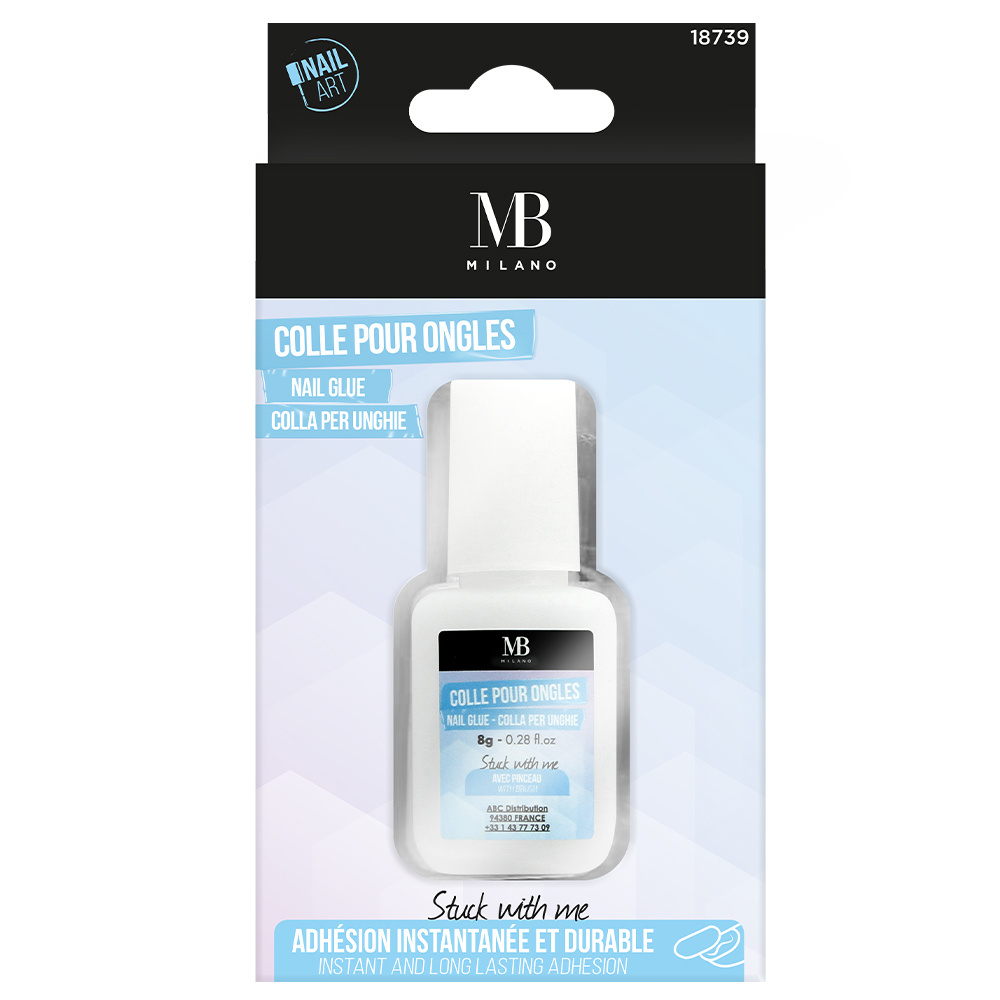 Mb Milano COLLE ONGLES ARTIFICIELS COLLE FAUX-ONGLES