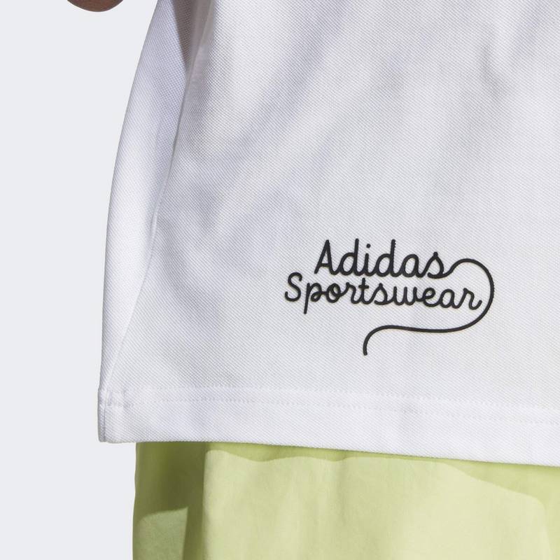 adidas Scribble Embroidery Poloshirt Langarmshirt Damen
