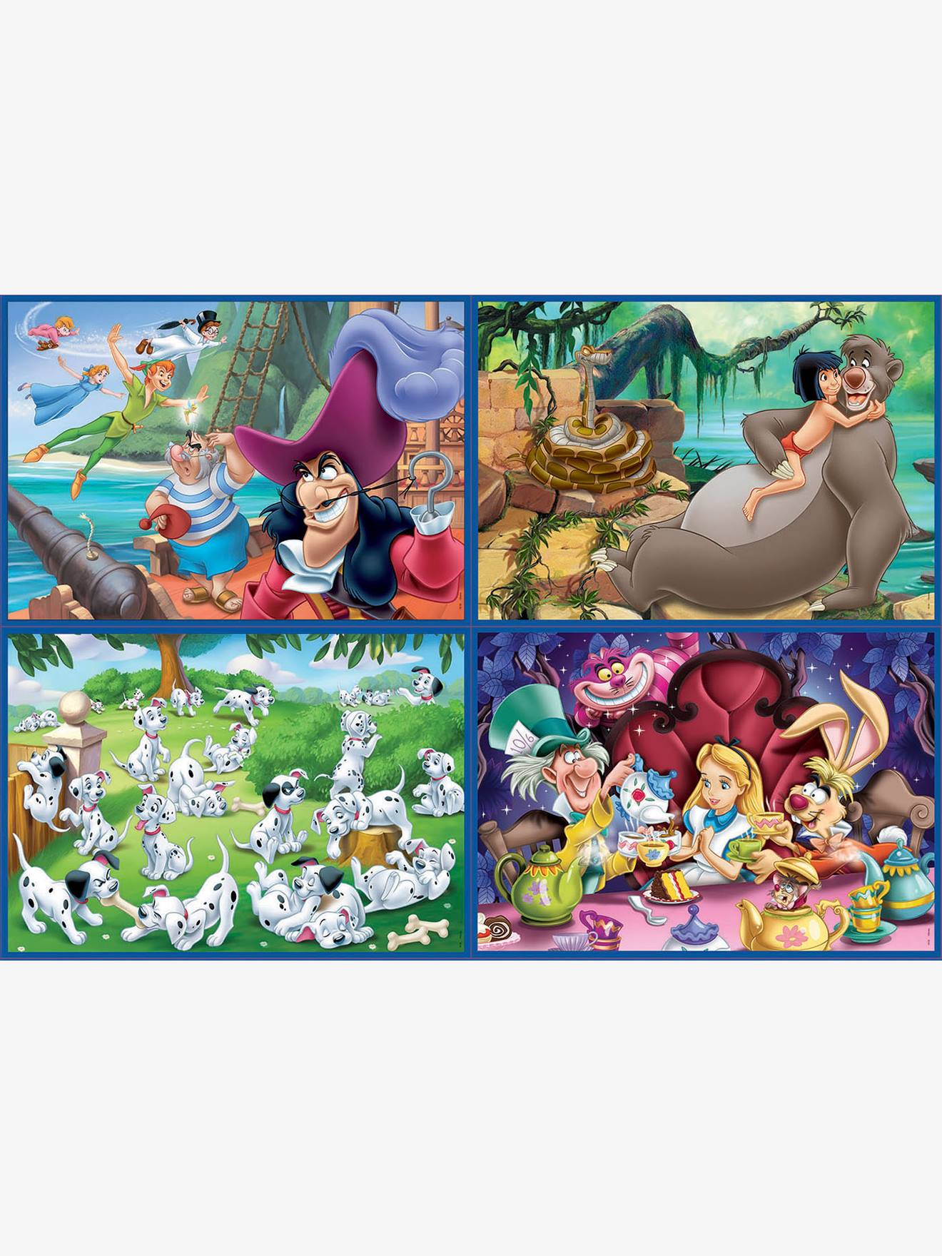 Educa 4er-Set Puzzles, 50-150 Teile MULTI 4 Disney CLASSICS EDUCA - mehrfarbig