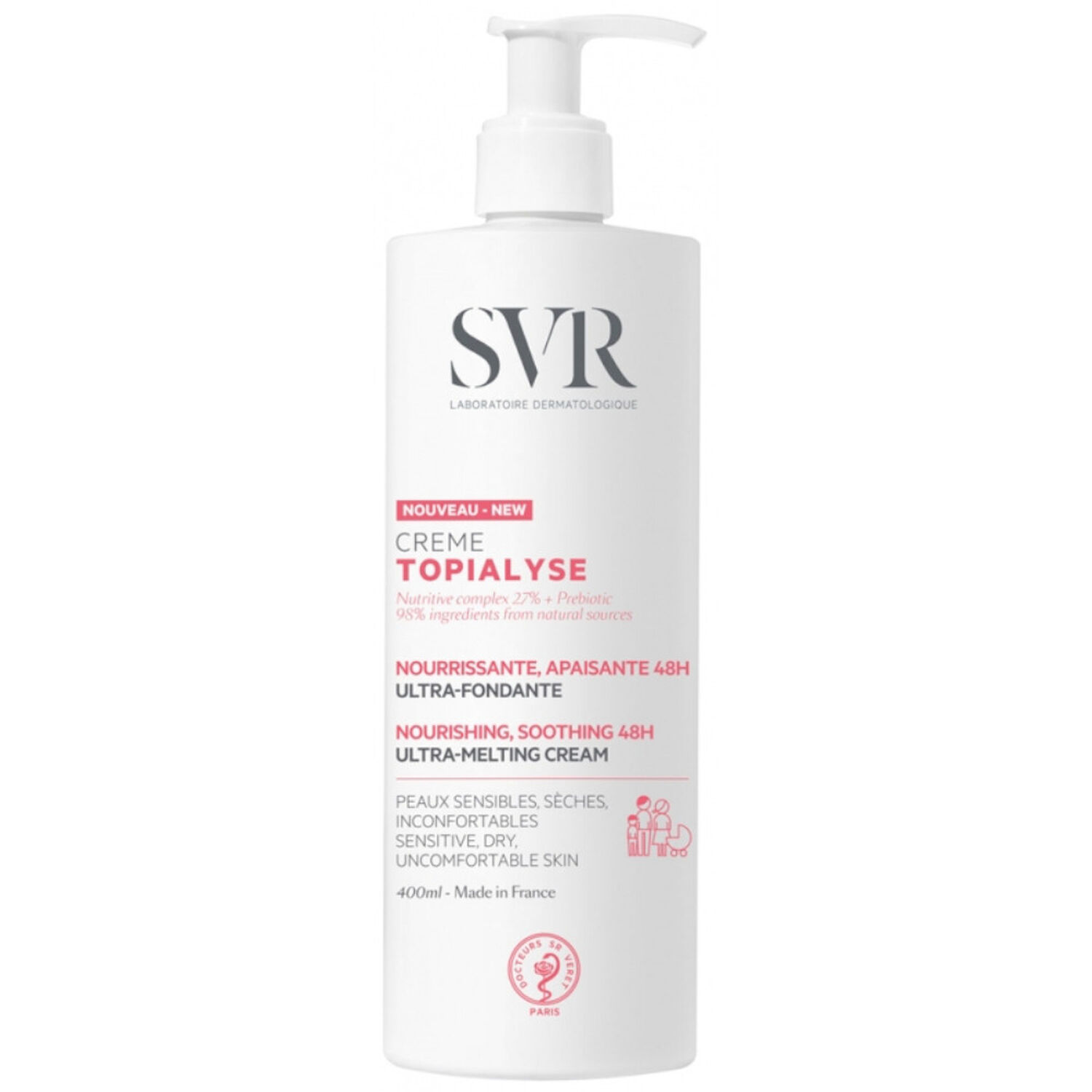 SVR Topialyse Crème Nourrissante Apaisante 48H