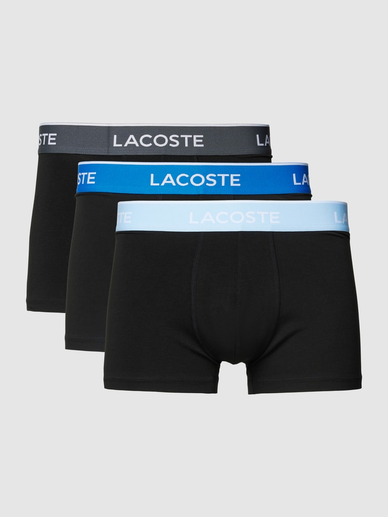 Trunks mit Label-Bund im 3er-Pack in royalblau