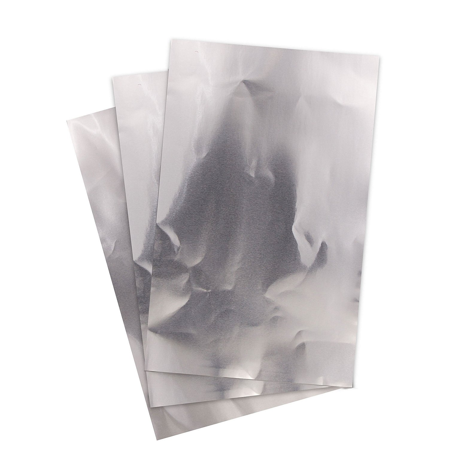 folia Prägefolie, silber, 18,5 x 29 cm, 3 Blatt