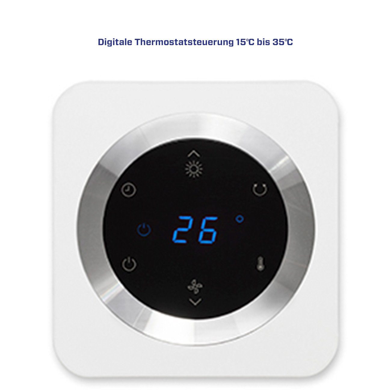 Clean Air Optima Heizlüfter 2in1 CA-904W - Räume bis 40m² / 100m³, 2000 W, 2in1: Heizen und Kühlen