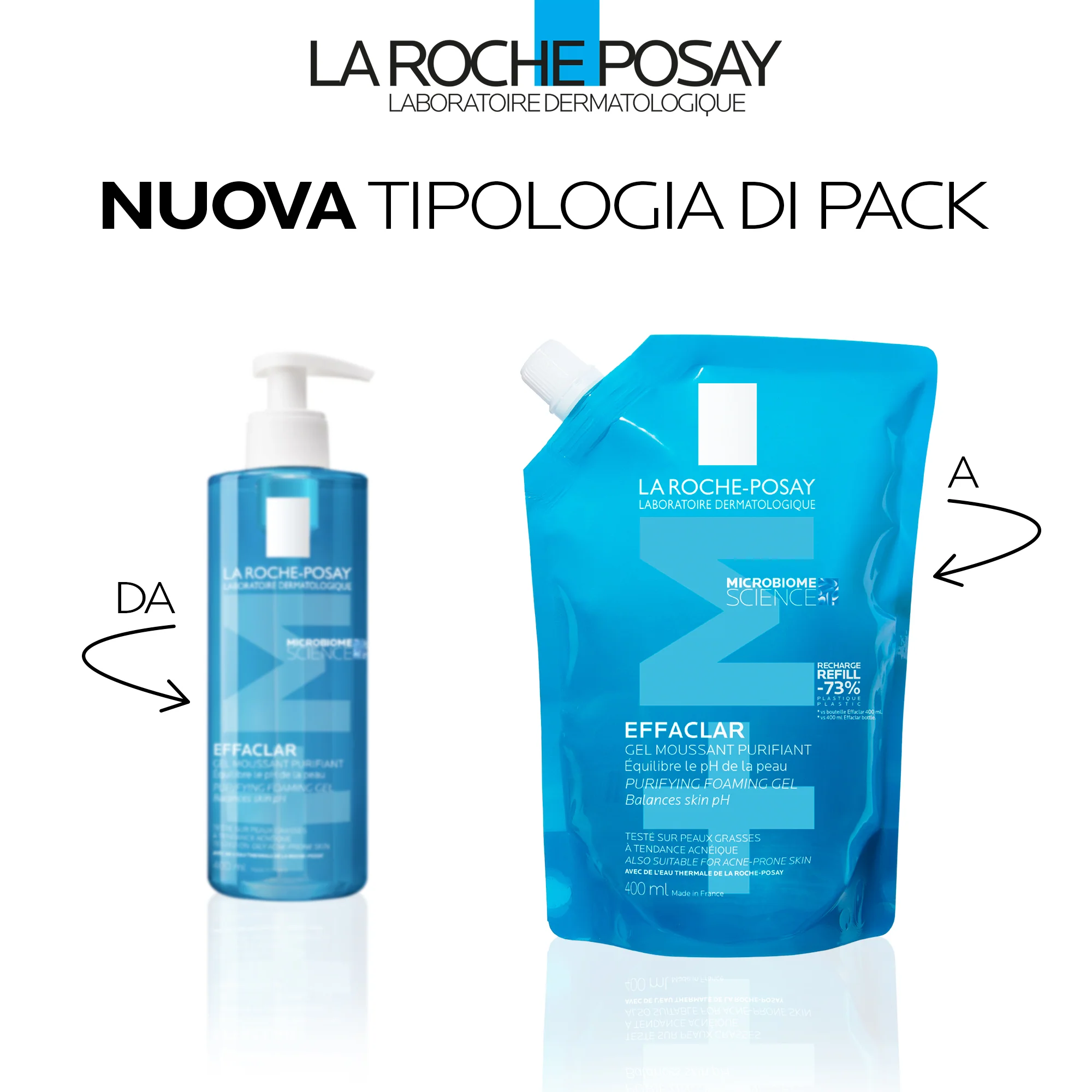 Effaclar Reinigungsgel +M Nachfüllpackung - Gesichtsreinigungsgel