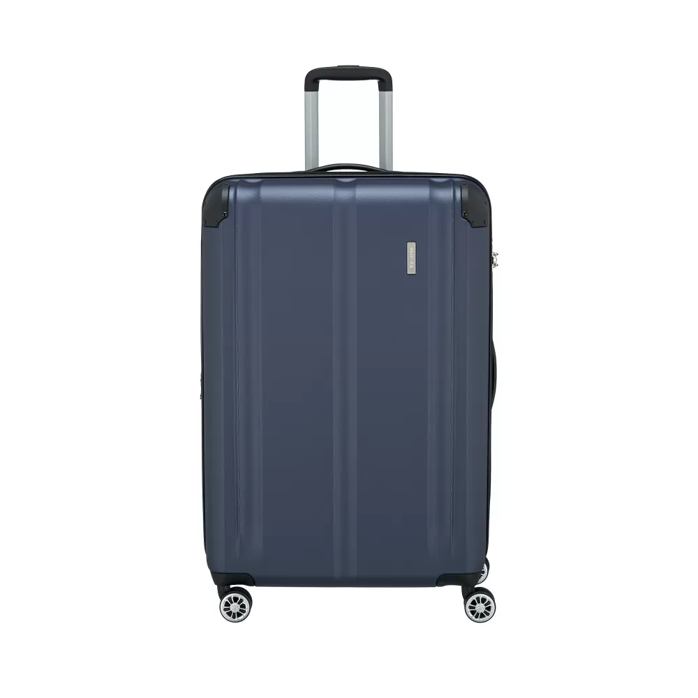 Travelite City Trolley mit 4 Rollen L 77cm EXP 113 Liter - Marine