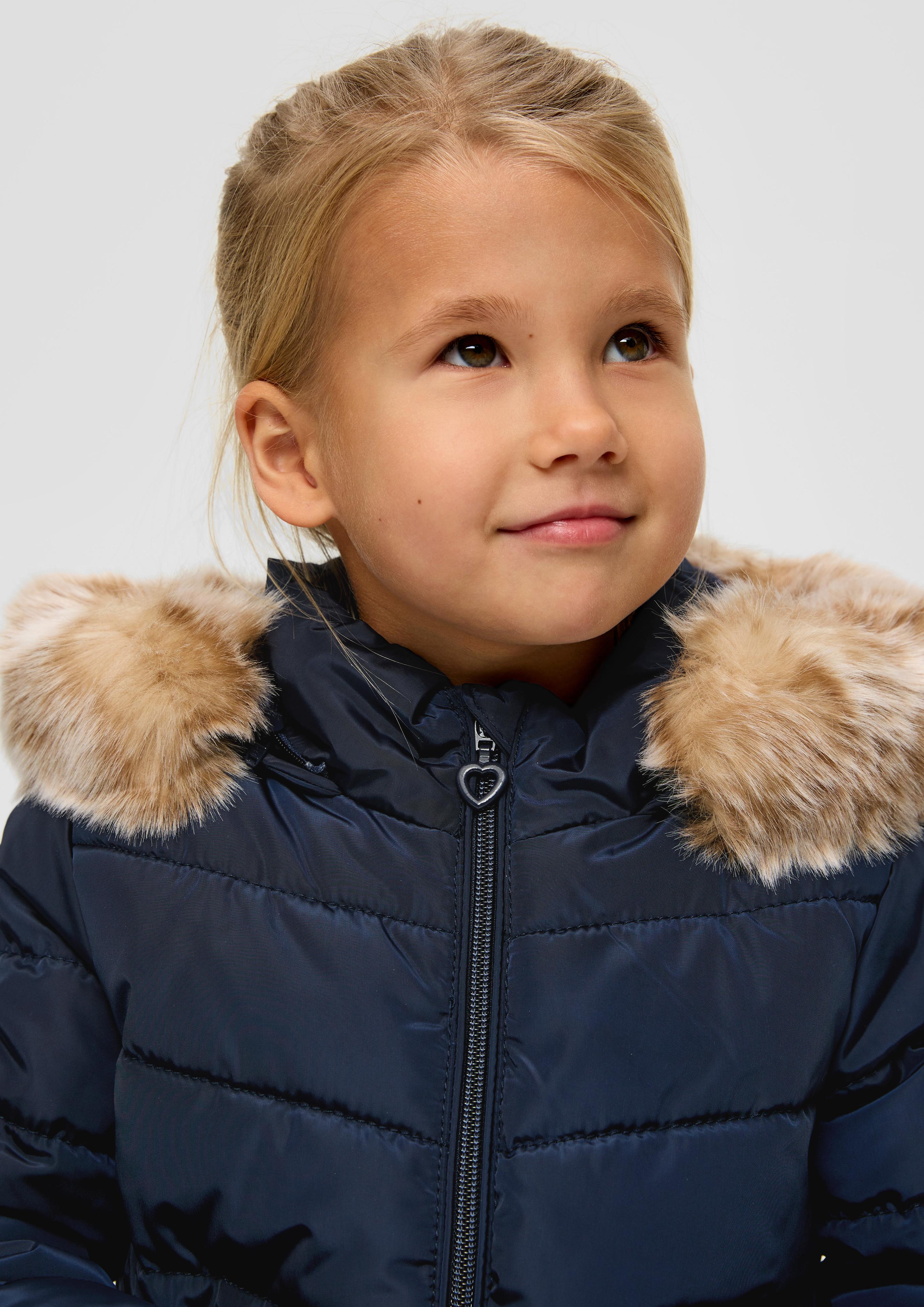 Steppjacke mit Schleifen-Detail  2132159-5952