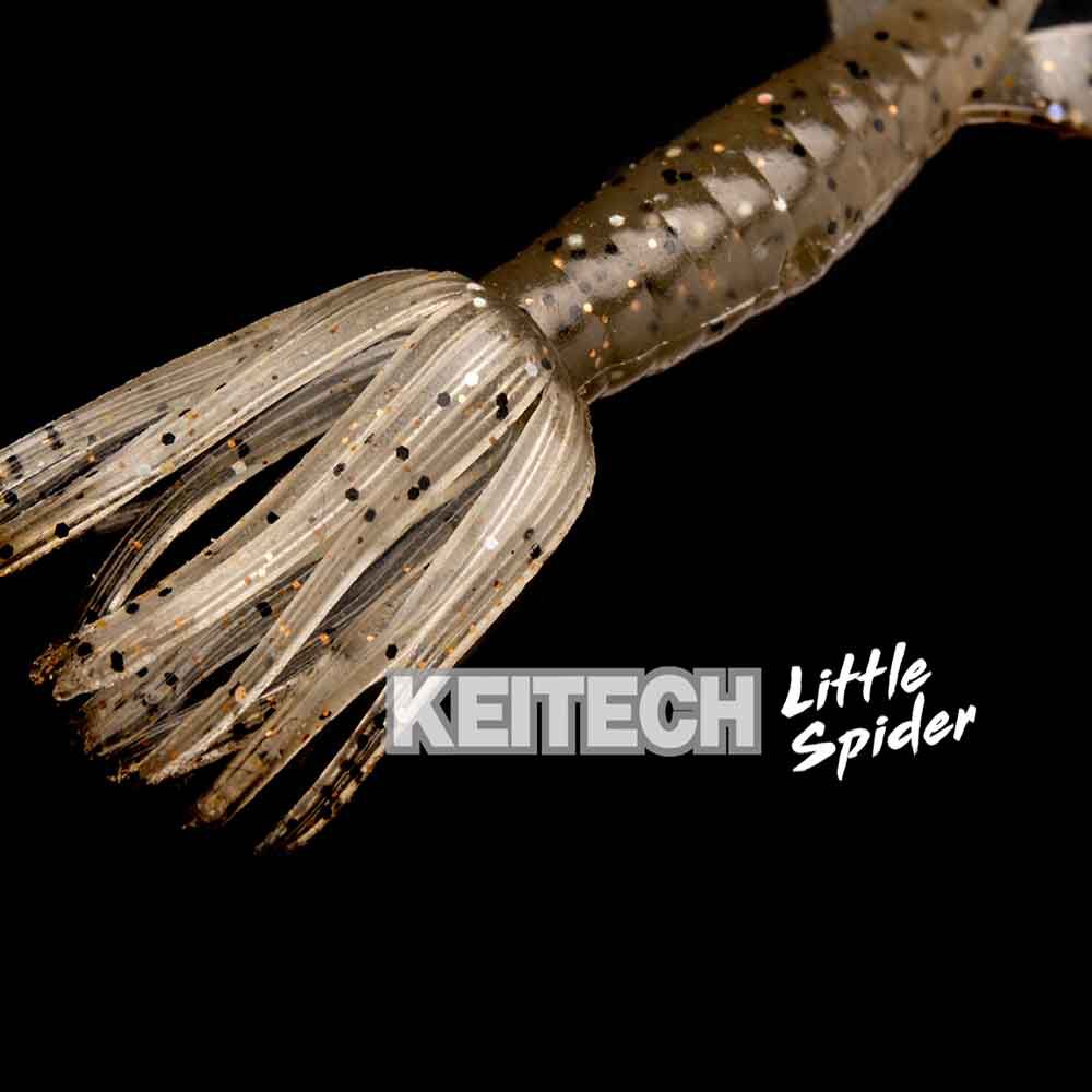Keitech Little Spider Creature Soft Lure 8,9 cm, 2 g (x8)