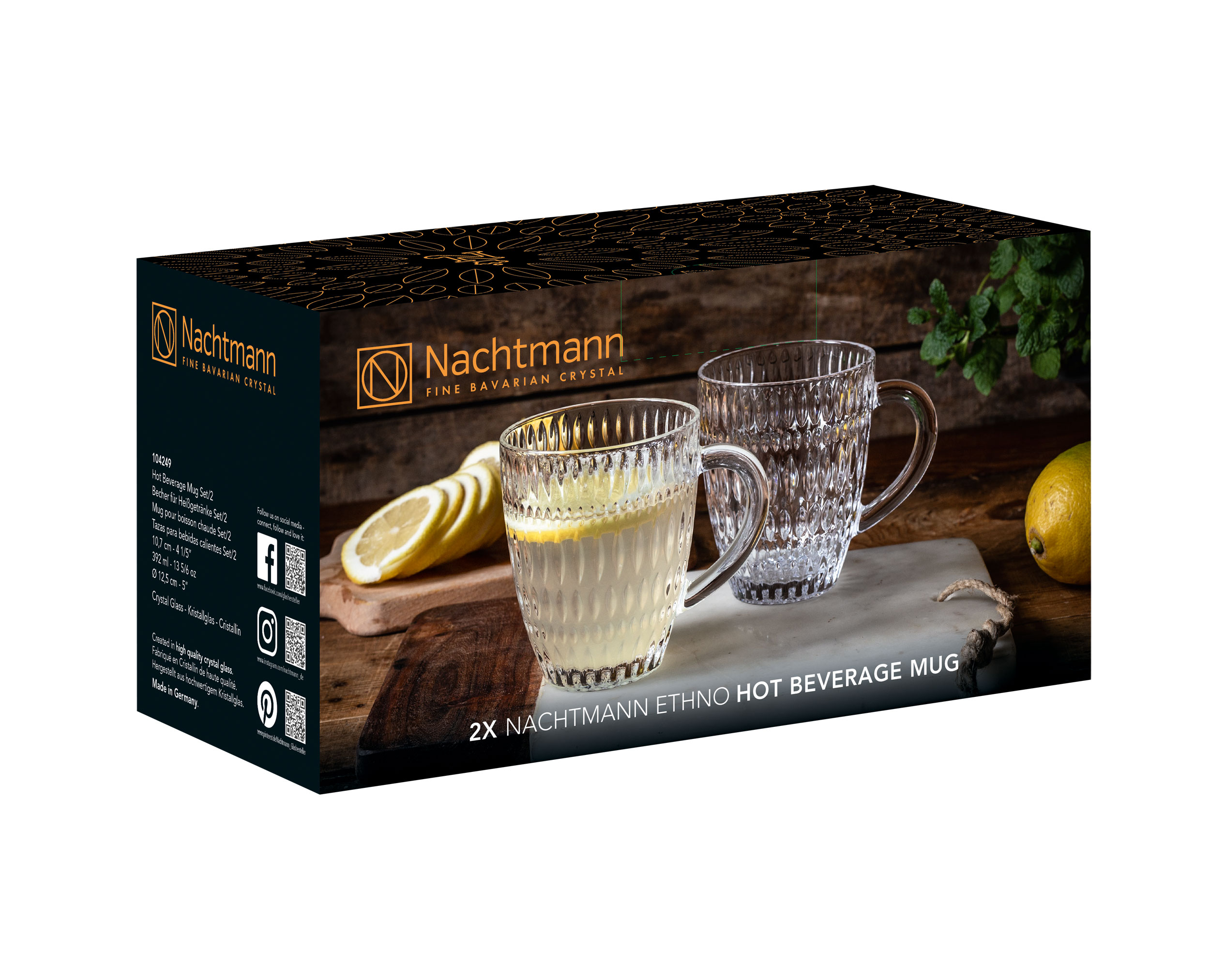 Nachtmann2er Becher Hot Beverage 392ml