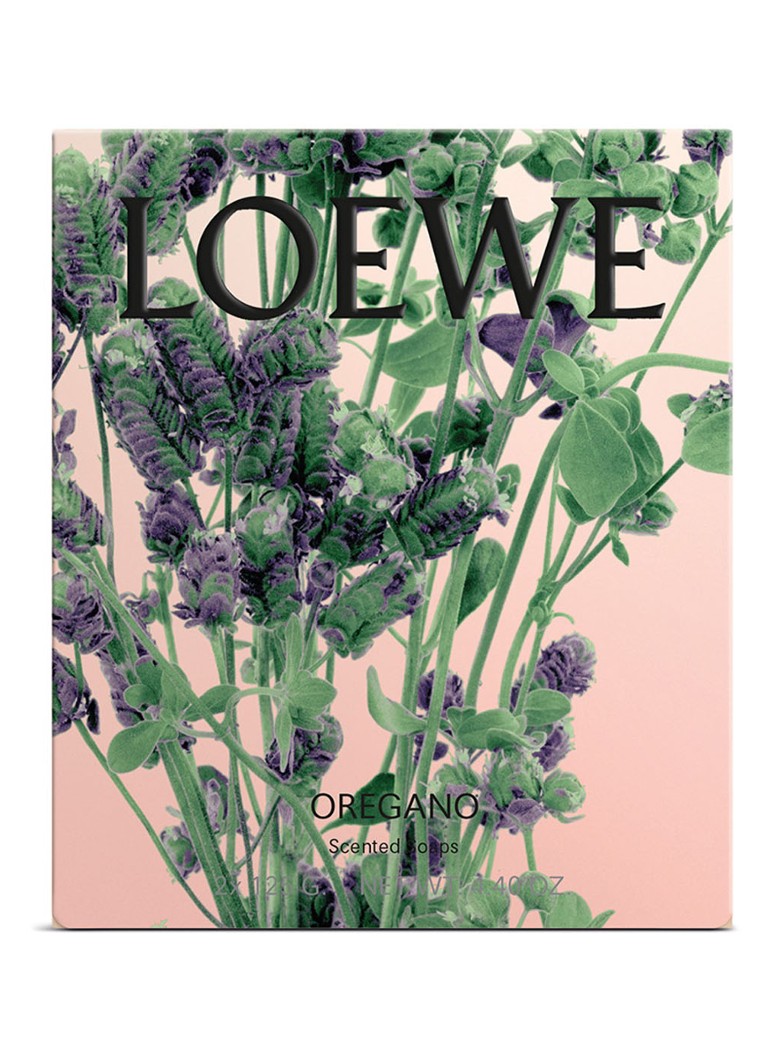 Zestaw dwóch mini mydełek w kostce z oregano marki LOEWE.