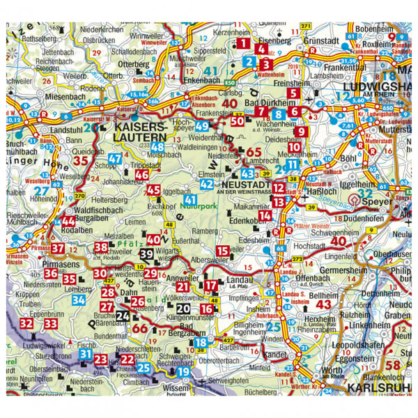 Bergverlag Rother - Pfälzerwald - Wanderführer