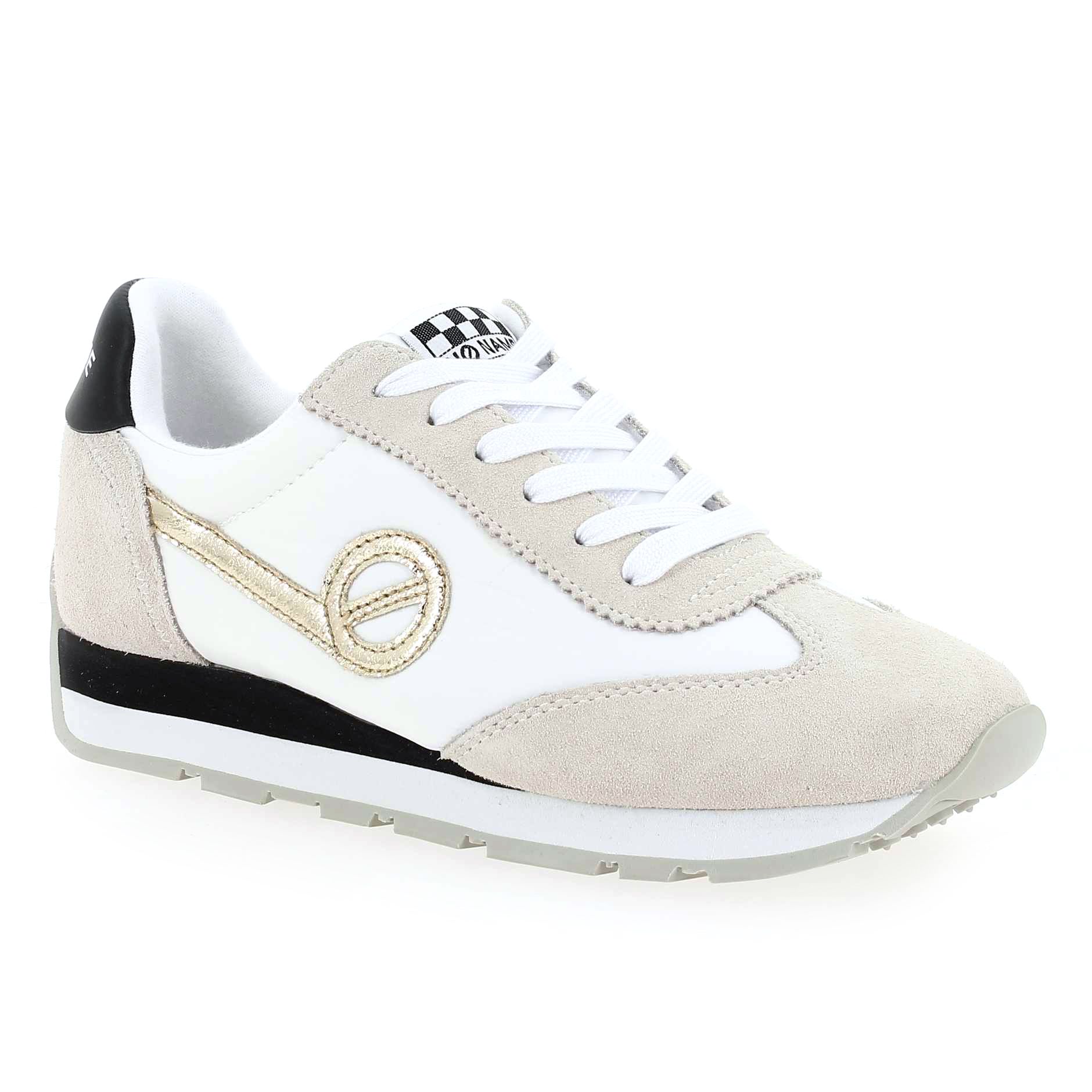 No Name  CITY RUN JOGGER - Blanc Crème