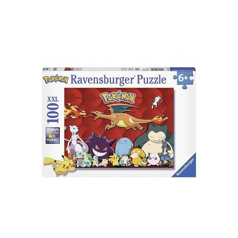 Puzzle Mes Pokemon préférés 100 pièces XXL