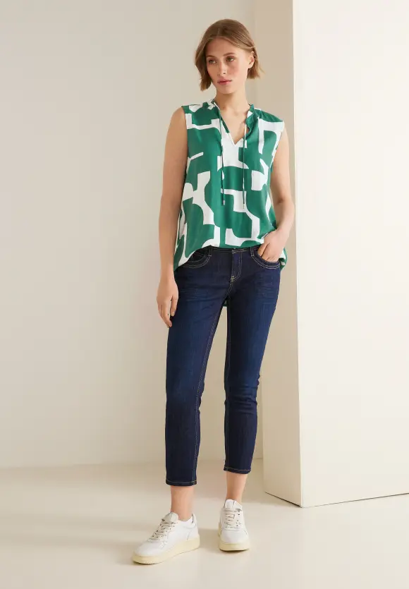 Street One Ärmellose Printbluse