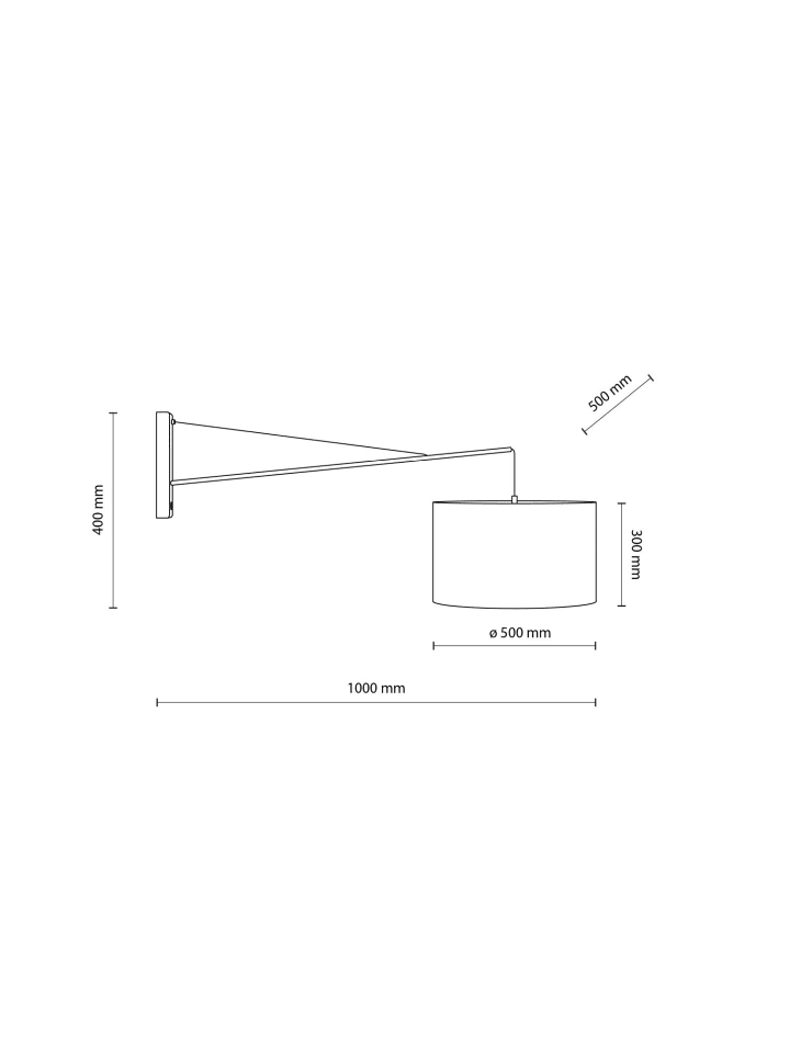 Licht-Erlebnisse Wandlampe in Schwarz günstig kaufen onesize