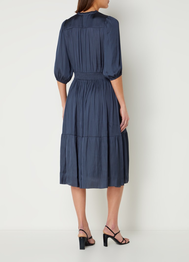 Vestido túnica midi con volantes Gerard Darel Endy