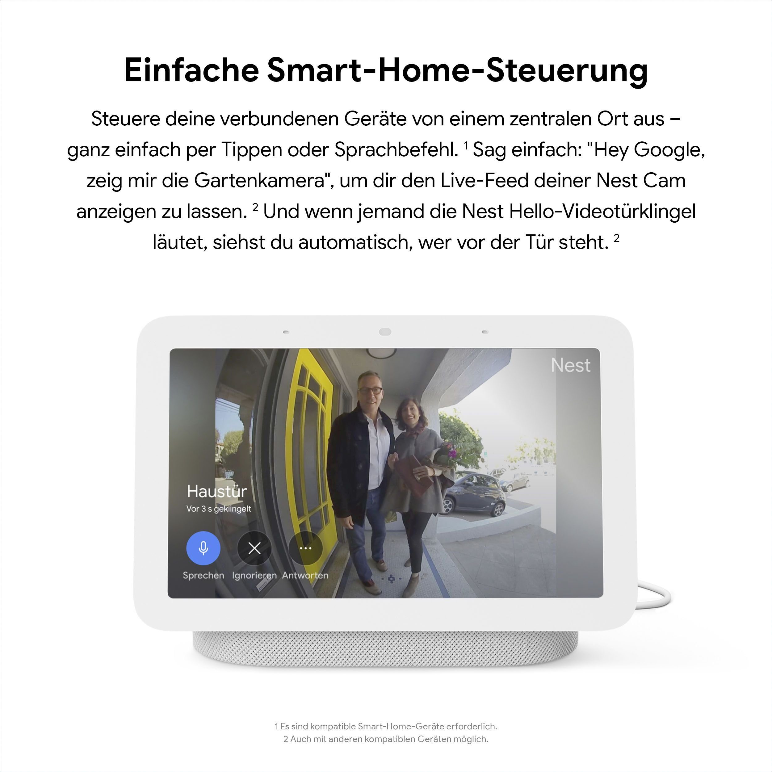 Google Nest Hub (2. Generation) Smart Speaker (Bluetooth, WLAN)