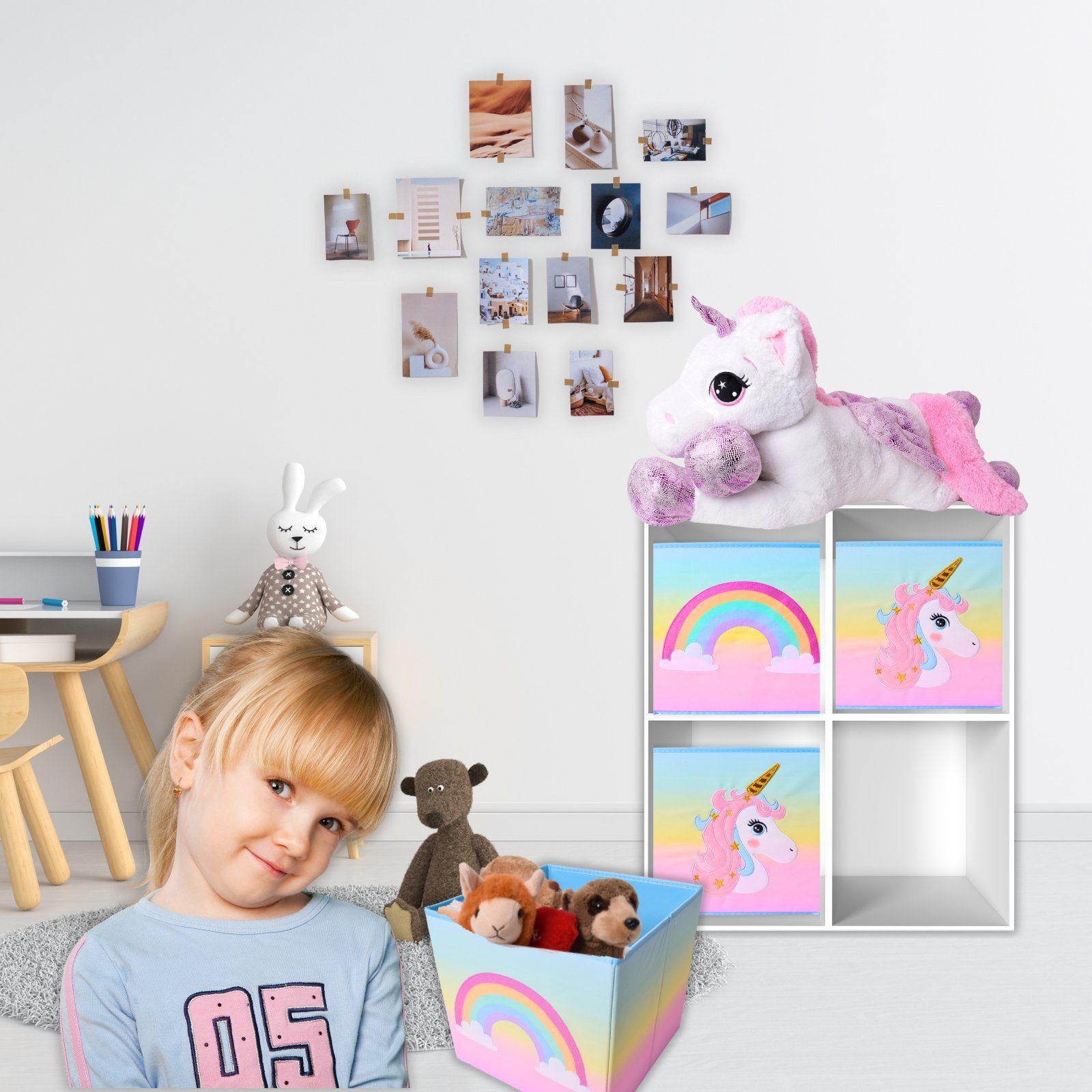 TE-Trend Spielzeugtruhe Faltbox