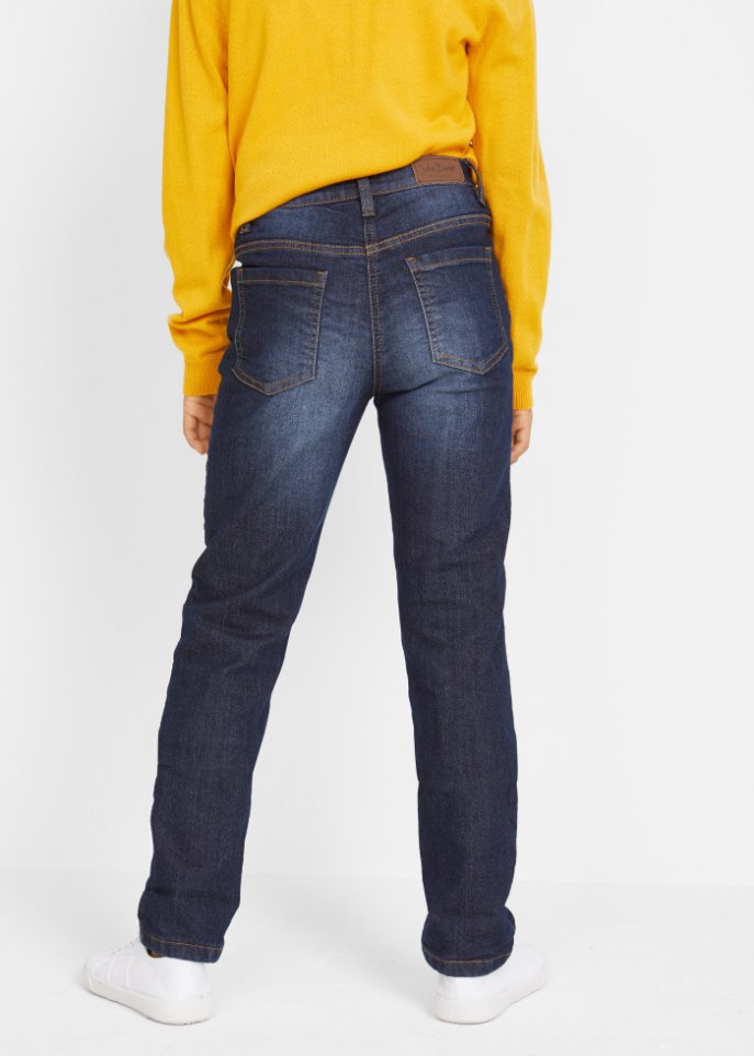 Mädchen Thermojeans mit warmem Flanellfutter