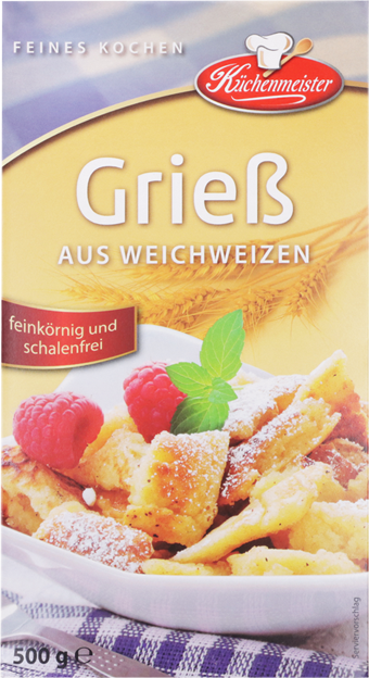 Küchenmeister Grieß aus Weichweizen