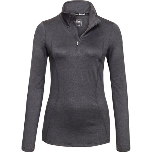 DAMEN FUNKTIONSSHIRT MIT STEHKRAGEN UND REISSVERSCHLUSS THNES