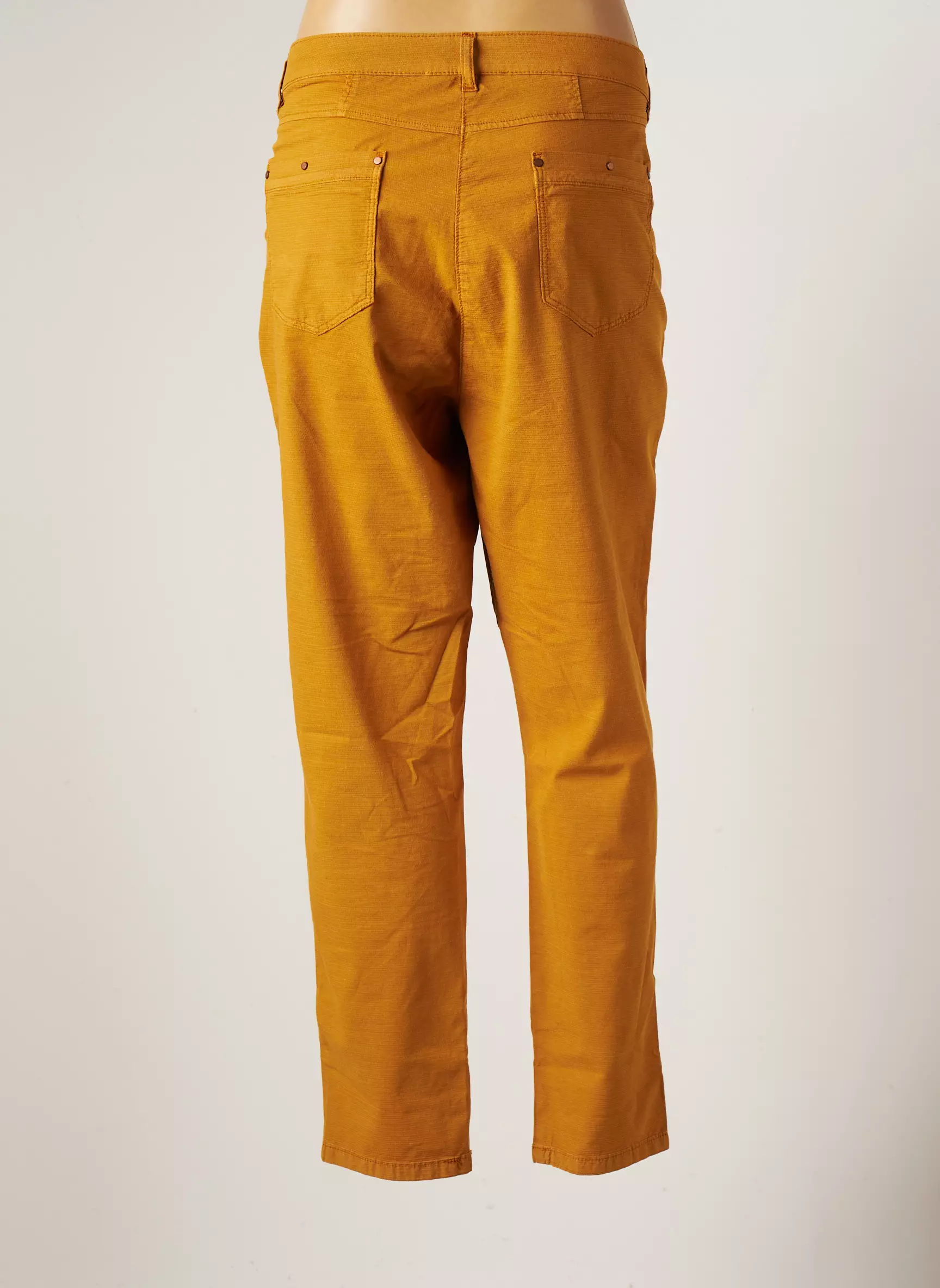 Mado Et Les Autres Pantalons Droits Femme couleur jaune