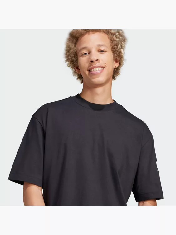 adidas Essentials Loose Fit 3 Bar Logo T-Shirt