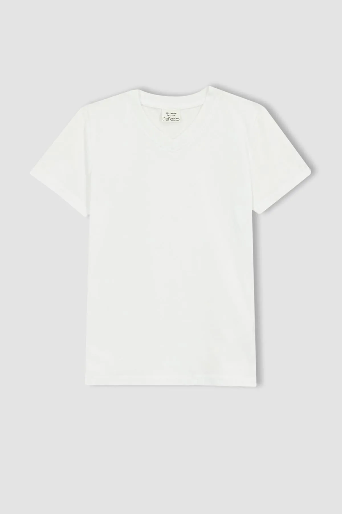 DeFacto  Kurzarm-T-Shirt mit V-Ausschnitt für Jungen K1693a623sm