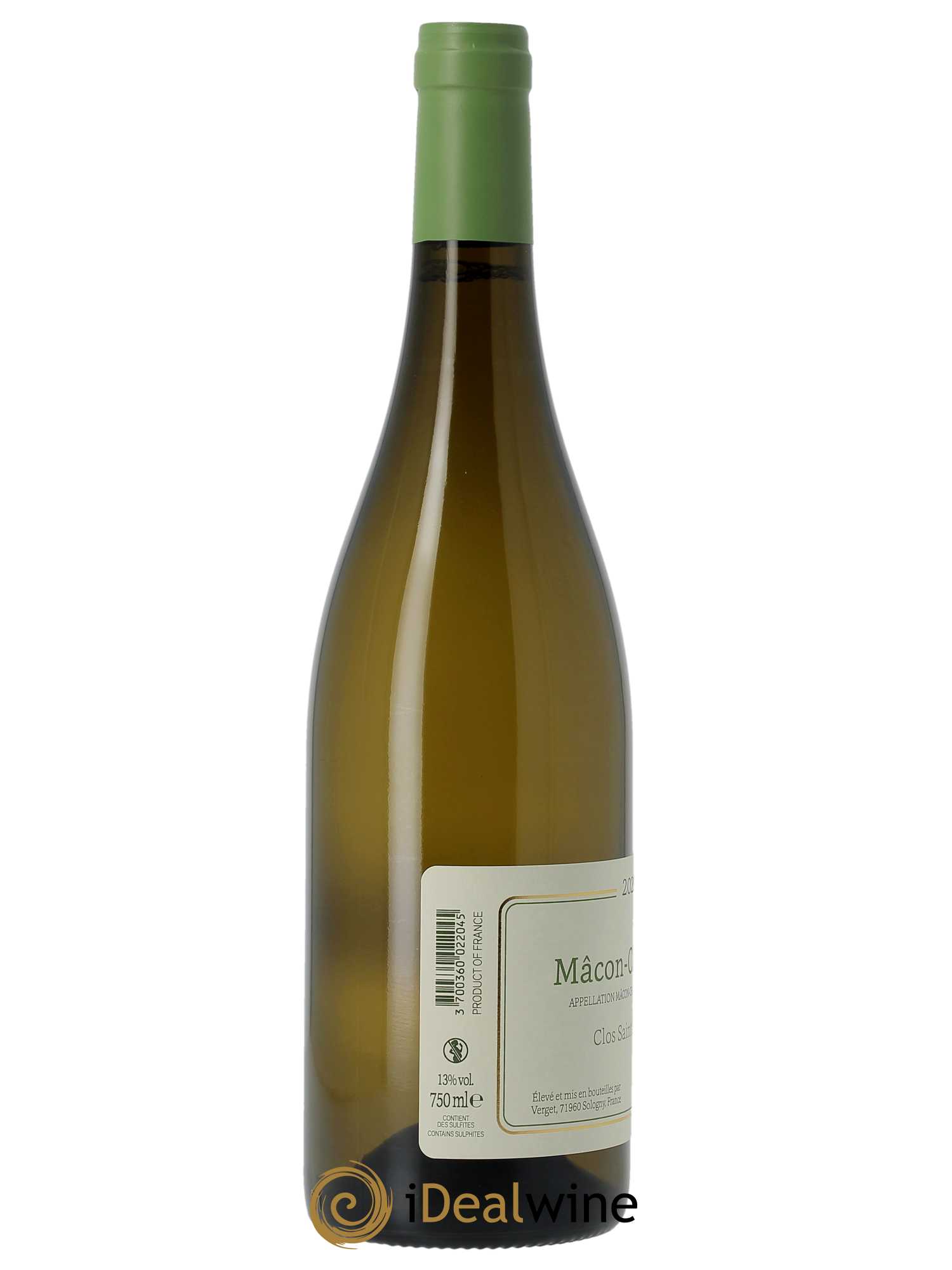 Mâcon-Charnay Le Clos Saint-Pierre Verget  2022 - Lot de 1 Bouteille