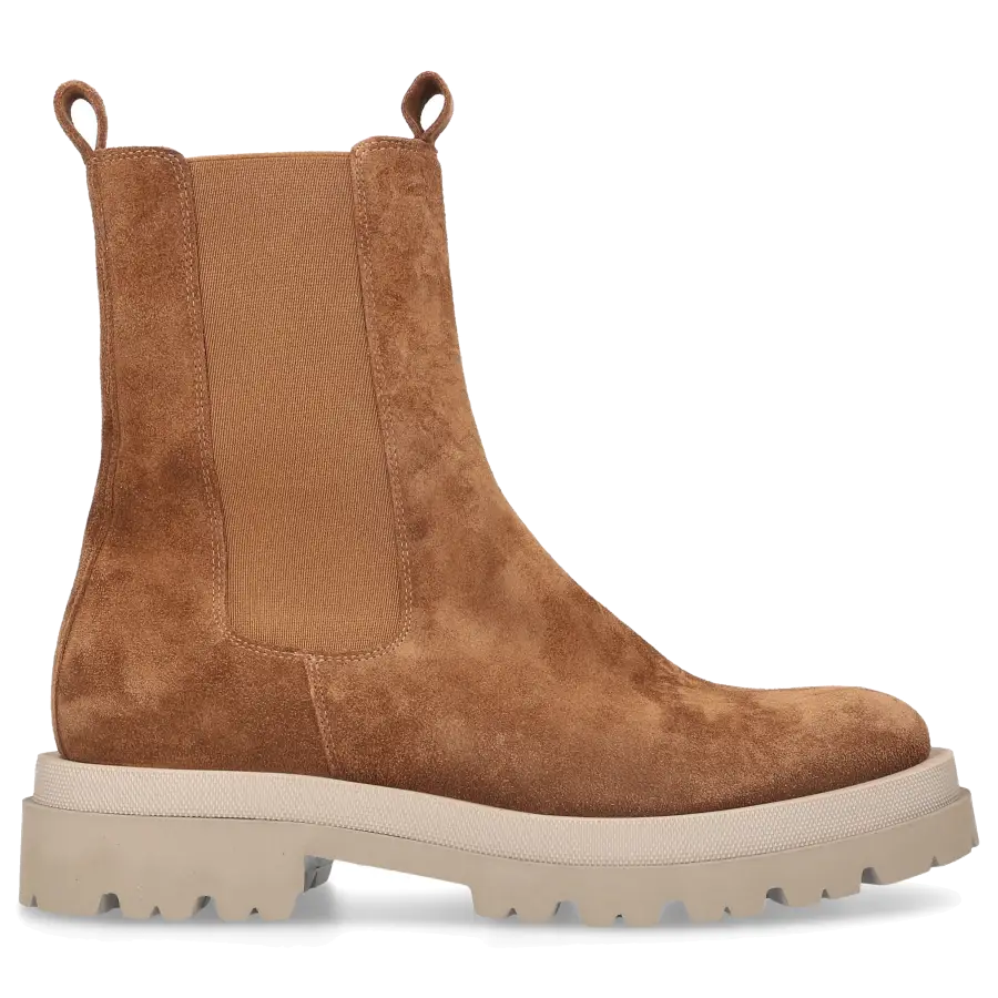 305 SOBE - Chelsea Boots SHAKIRA Veloursleder - braun
